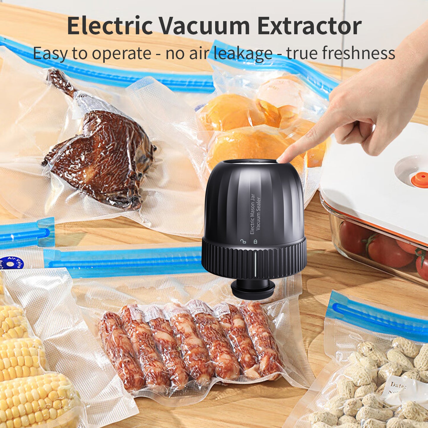 Electric Mason Jar Vacuum Sealer Kit